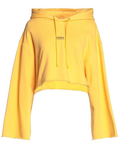 Erika Cavallini Semi Couture Sweatshirt - Yellow