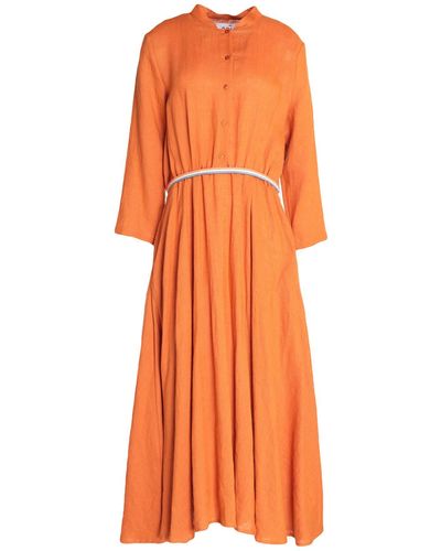 Niu Midi Dress - Orange