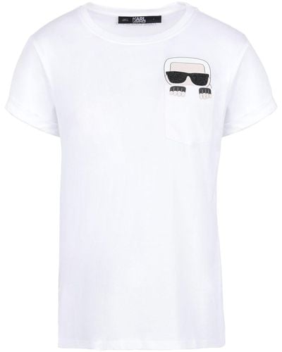 Karl Lagerfeld Camiseta - Blanco
