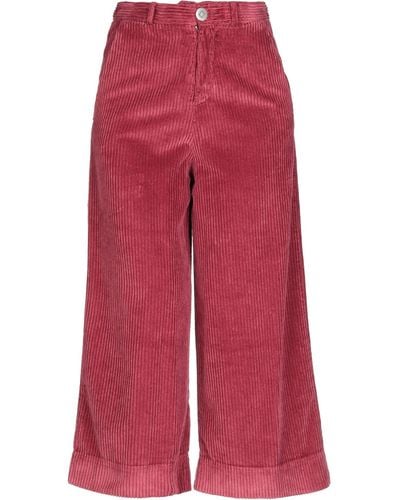 White Sand Trousers - Red