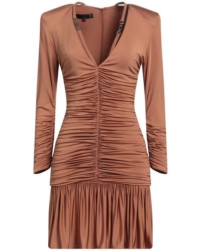 W Les Femmes By Babylon Mini Dress - Brown