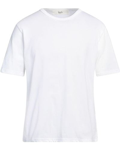 Séfr T-Shirt Cotton, Polyester - White