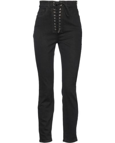 Elisabetta Franchi Pantalon en jean - Noir