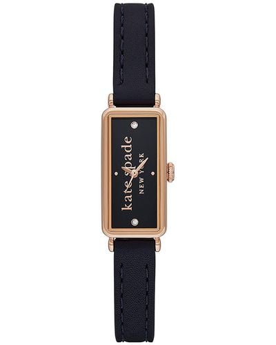 Kate Spade Rosedale Three-hand Blue Leather Watch