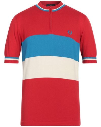 Fred Perry Pullover - Rojo
