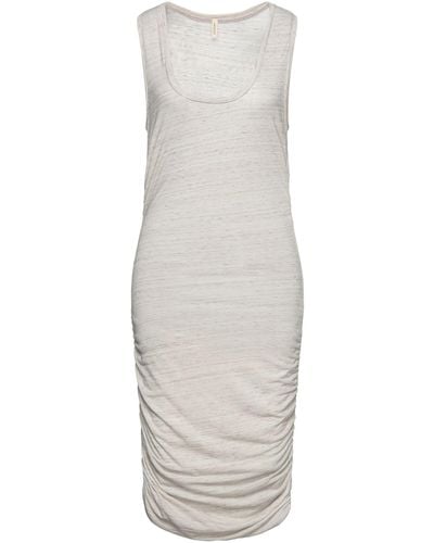 Lanston Mini Dress Cotton, Modal - White
