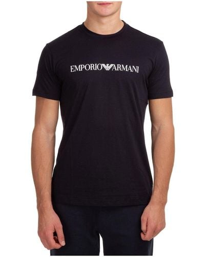 Emporio Armani T-Shirt blu L - Schwarz