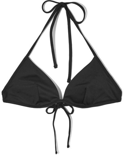 COS Underwired Triangle Bikini Top - Black