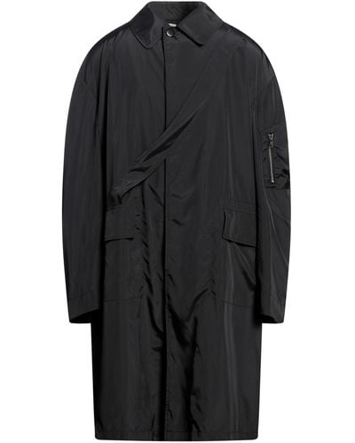 Random Identities Overcoat & Trench Coat - Black