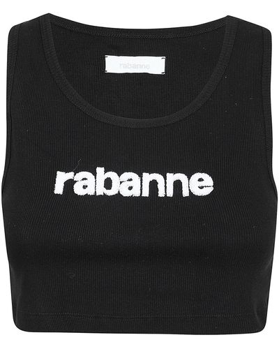 Rabanne T-shirts - Schwarz
