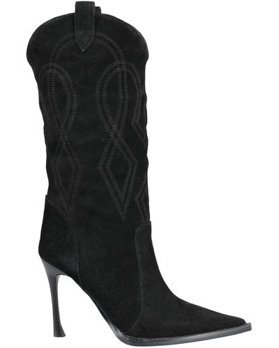 Jeffrey Campbell Boot Leather - Black