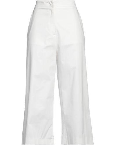 FEDERICA TOSI Cropped Trousers - White