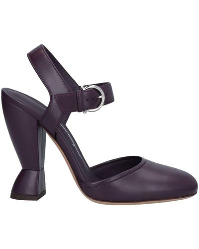 Ferragamo Court Shoes - Purple