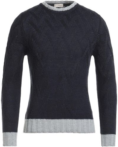 Cashmere Company Midnight Sweater Merino Wool - Blue