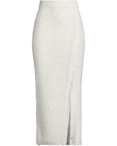 AURALEE Maxi Skirt - White