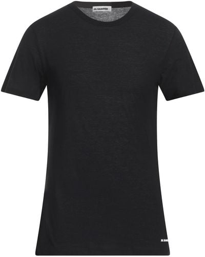 Jil Sander T-shirts - Schwarz
