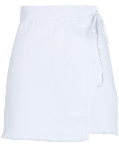 EDITED Denim Skirt - White