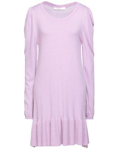 Anonyme Designers Mini Dress - Purple