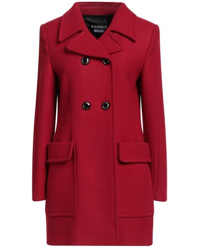 Boutique Moschino Coat - Red