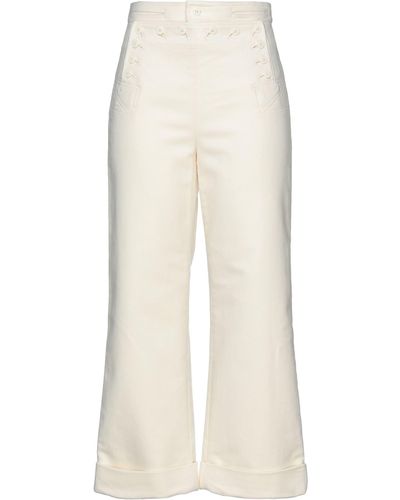 Tory Burch Trouser - White