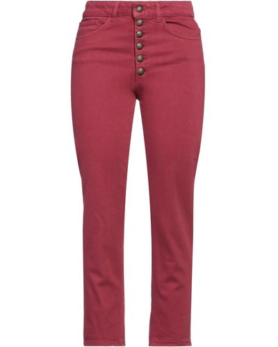 Dondup Pantalon en jean - Rouge