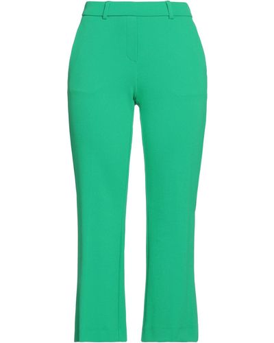 Seductive Pantaloni Cropped - Verde