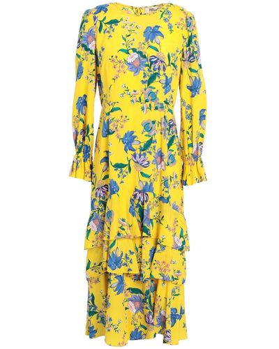 Diane von Furstenberg Midi-Kleid - Gelb