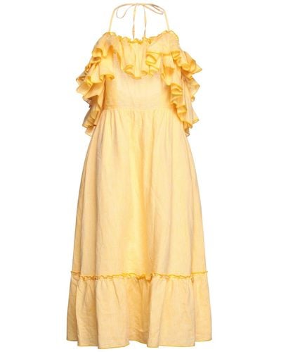 Gül Hürgel Midi Dress - Yellow