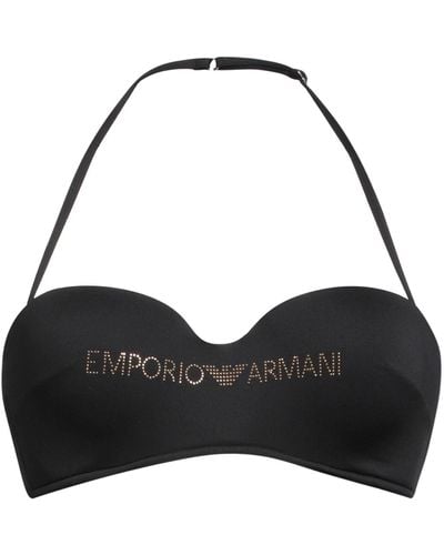 Emporio Armani Bikini Top - Black