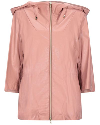 Geospirit Overcoat & Trench Coat - Pink