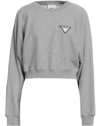 Erika Cavallini Semi Couture Sweatshirt - Gray
