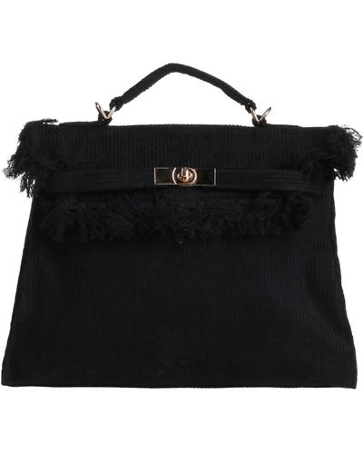 Mia Black Mini Canvas Bag – Caroline Mazurik Handbags