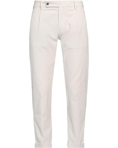 Berwich Off Trousers Cotton, Elastane - White