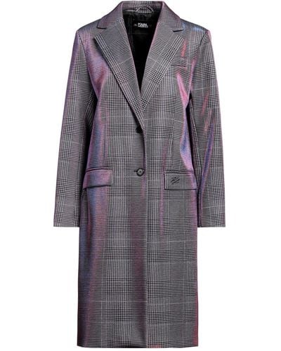 Karl Lagerfeld Overcoat & Trench Coat - Gray