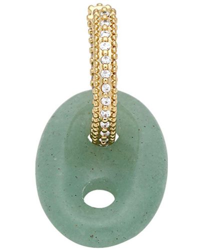 Crystal Haze Jewelry Einzelner Ohrring - Grün
