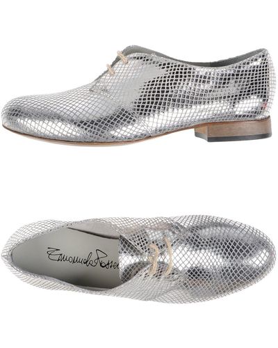 Emanuela Passeri Lace-up Shoe - Metallic