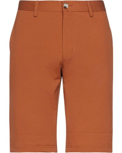 Ben Sherman Rust Shorts & Bermuda Shorts Cotton, Elastane - Red