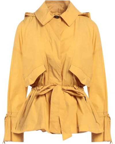 Herno Overcoat & Trench Coat - Yellow