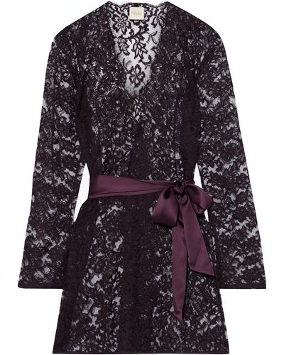 Myla Dressing Gown Or Bathrobe - Purple