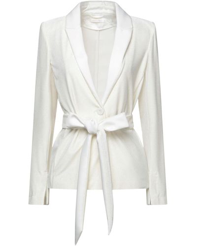 Patrizia Pepe Suit Jacket - White