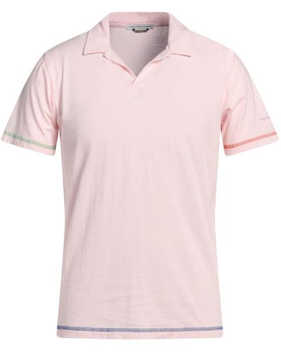 Grey Daniele Alessandrini Polo Shirt - Pink