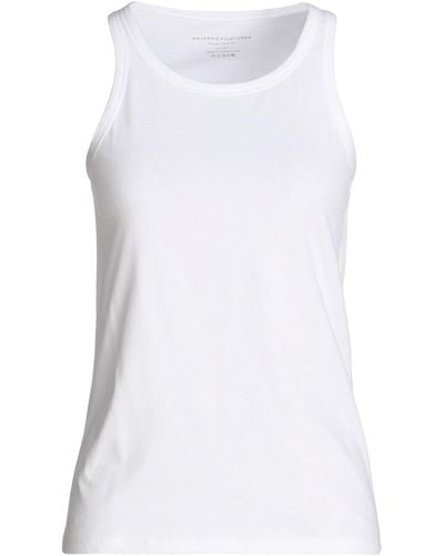 Majestic Filatures Camiseta de tirantes - Blanco