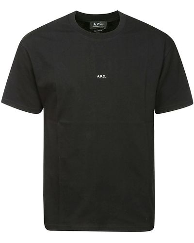A.P.C. T-shirts - Schwarz