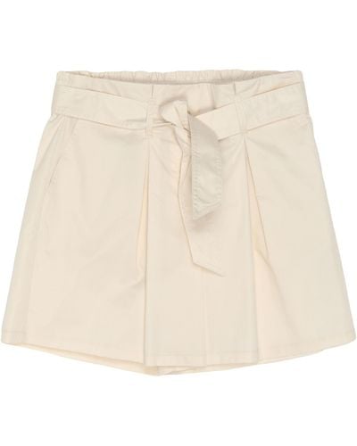 Kaos Ivory Shorts & Bermuda Shorts Cotton, Polyamide, Elastane - Natural