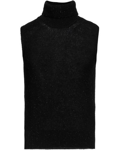 Rossopuro Turtleneck Polyamide, Acrylic, Fiberglass, Alpaca Wool, Wool - Black