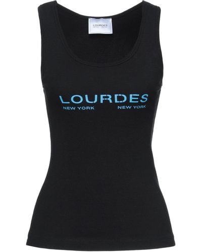 Lourdes Camiseta de tirantes - Negro