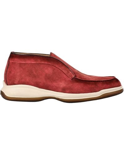 Santoni Chaussures à lacets - Rouge