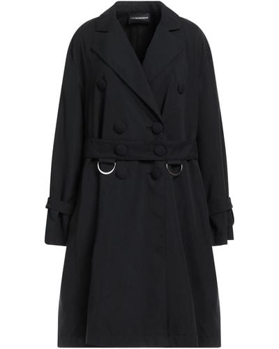 Emporio Armani Overcoat & Trench Coat - Black