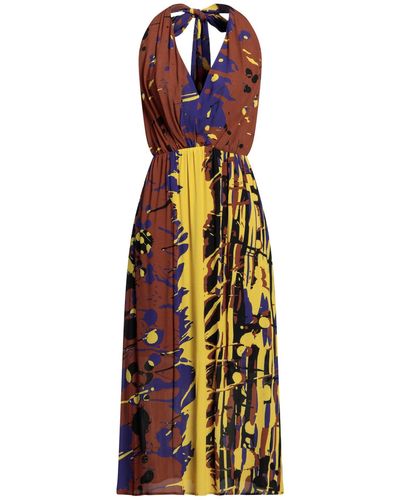 Manila Grace Maxi Dress - Brown