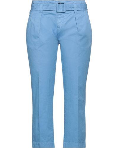 40weft Pantaloni Cropped - Blu